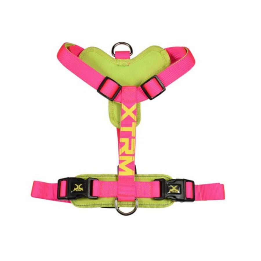 X-TRM Cronos Neon Flash Arn&eacute;s Fucsia para perros