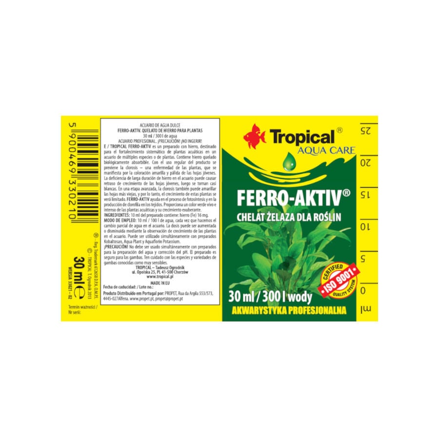 30 ml Tropical Ferro Aktiv quelato de hierro para plantas acu&aacute;ticas, , large indicador imagen numero 2