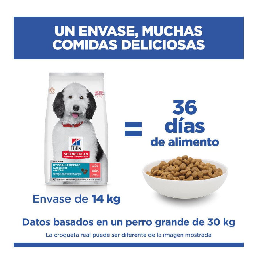 14 kg Hill's Science Plan Hipoalerg&eacute;nico Large Salm&oacute;n pienso para perros, , large Imagen numero 5