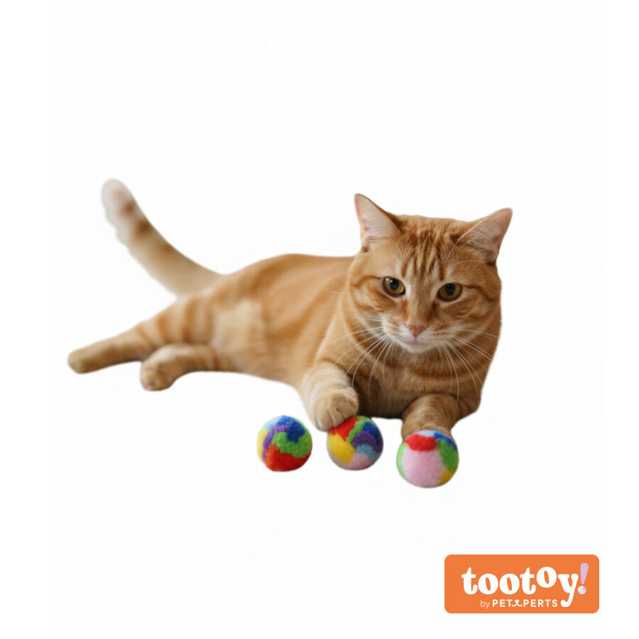Tootoy! Pelota de Peluche Suaves para gatos