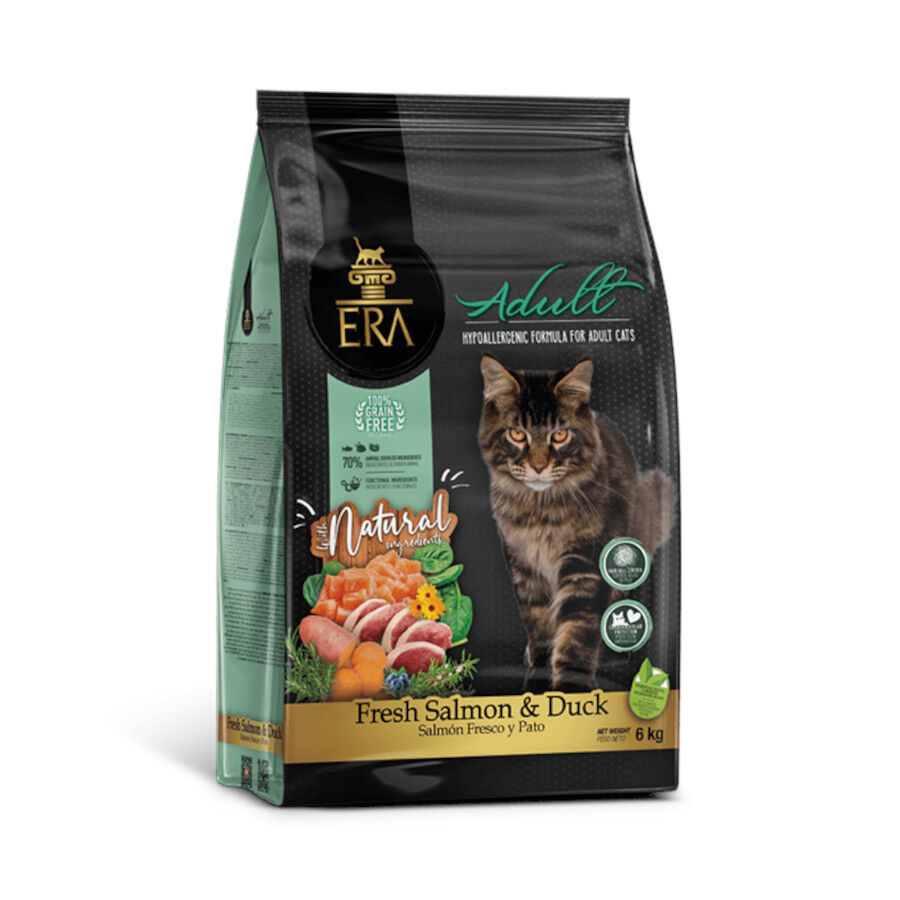 6 kg ERA Grain Free Adult Salm&oacute;n y Pato pienso para gatos, , large Imagen numero 1