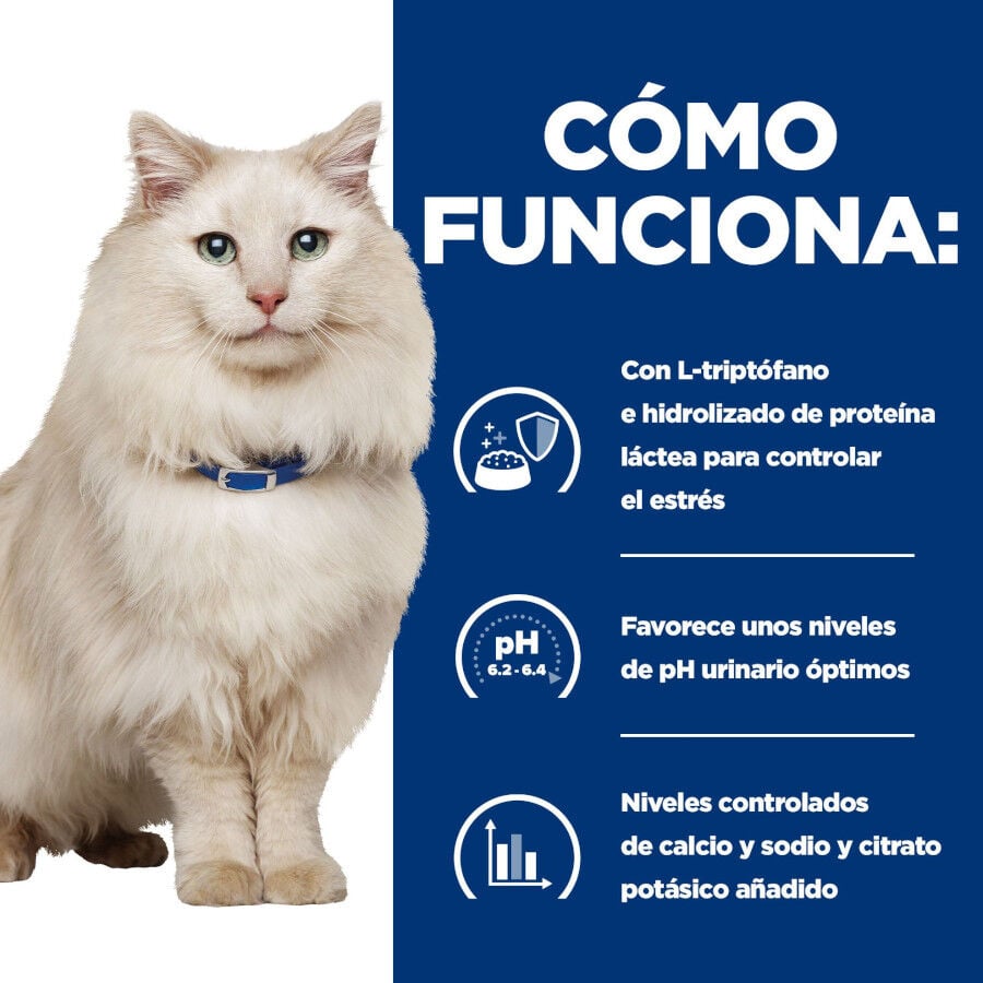 12 kg Hill's Prescription Diet Urinary Care c/d multicare stress pollo pienso para gatos, , large indicador imagen numero 6