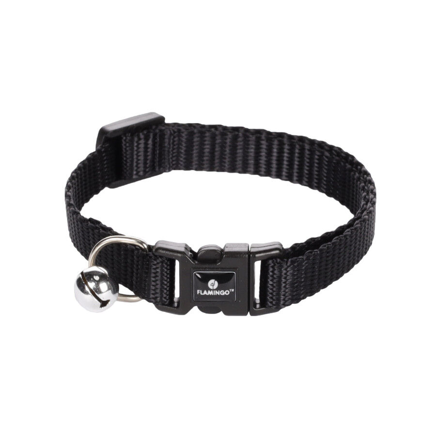 Flamingo Collar Ziggi Negro para gatos, , large Imagen numero 1