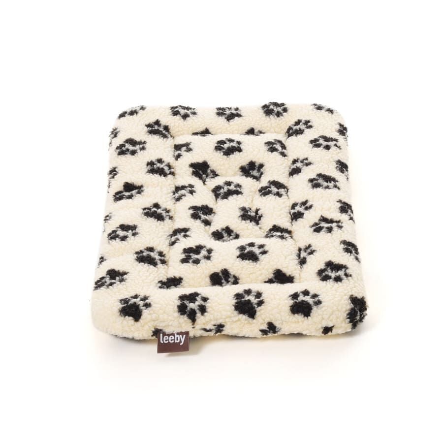 Leeby Colchoneta Suave con Estampado de Huellas para perros, , large Imagen numero 10