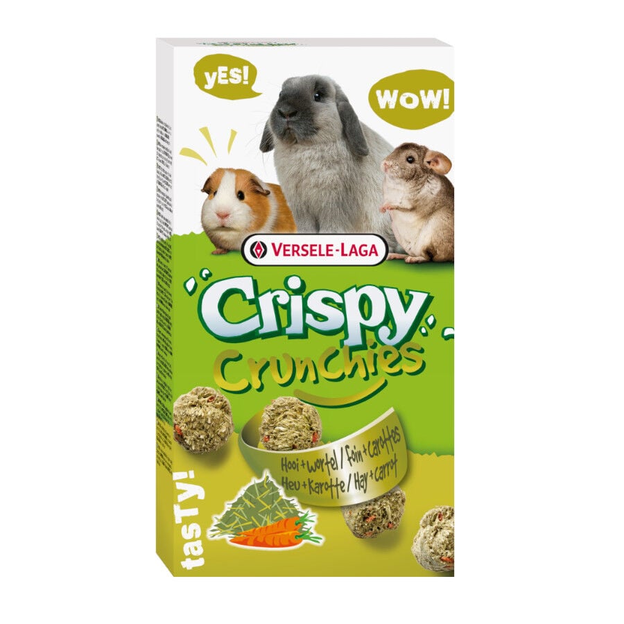 Versele-Laga Crispy Crunchies Chuches Heno y Zanahoria para roedores, , large indicador imagen numero 1