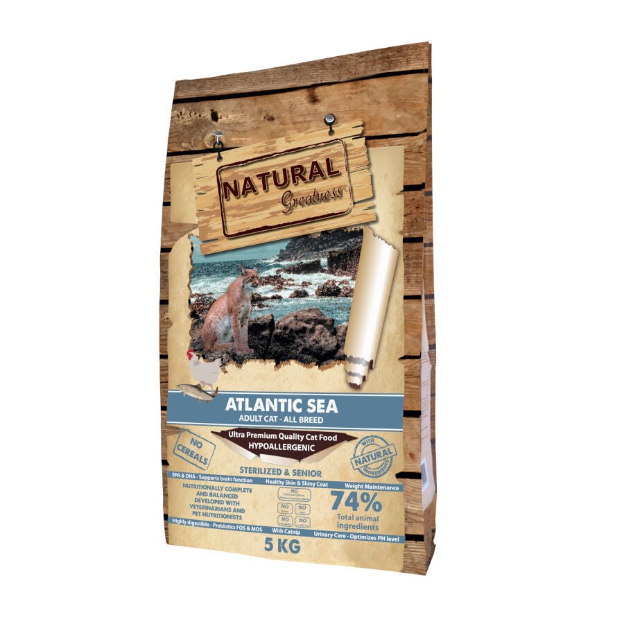 5 kg Natural Greatness Atlantic Sea pienso para gatos, , large Imagen numero 1