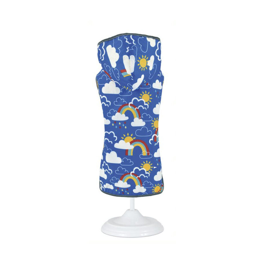 Nayeco Rainbow Impermeable Reversible con Capucha para perros, , large indicador imagen numero 1