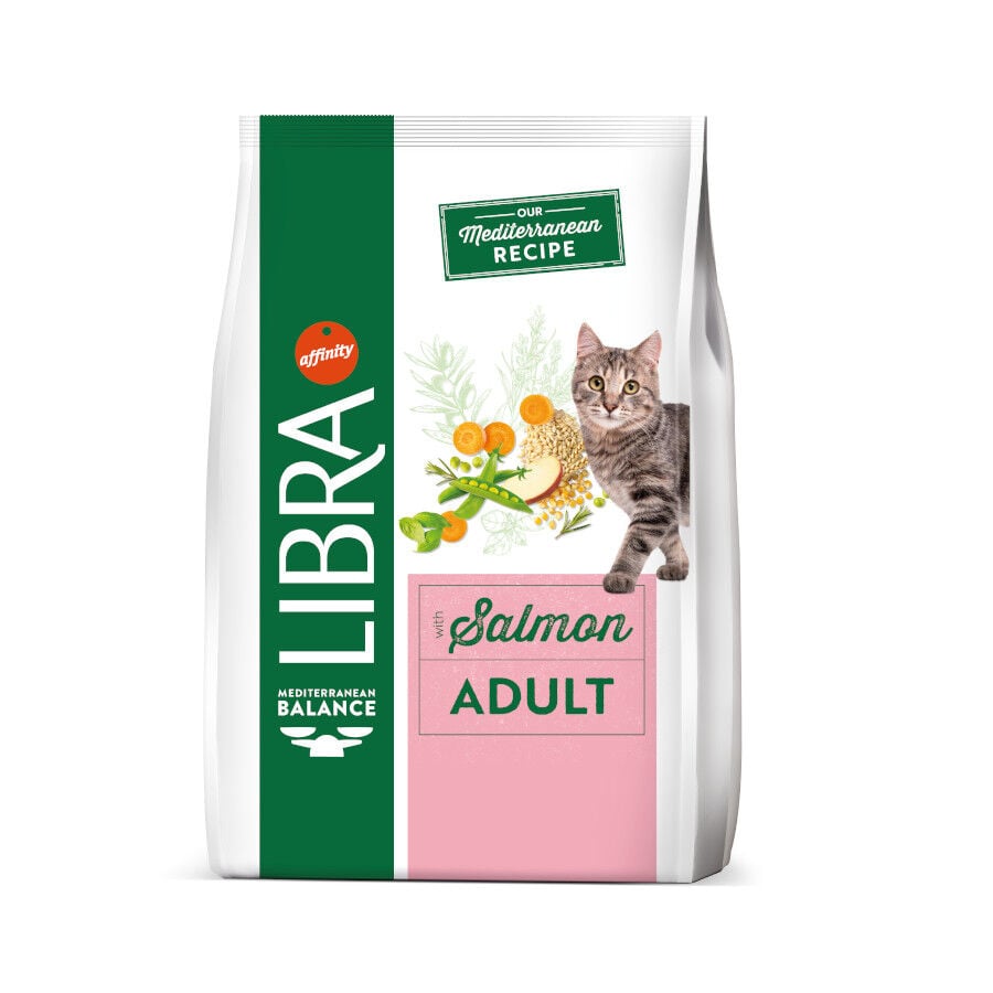 12 kg Libra Adult Salm&oacute;n y Arroz pienso para gatos, , large indicador imagen numero 1