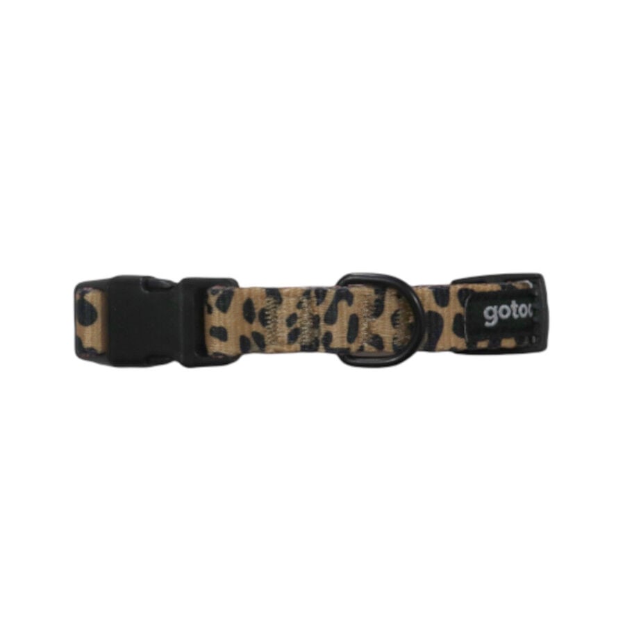 Gotoo Collar estampado leopardo para perros, , large indicador imagen numero 1