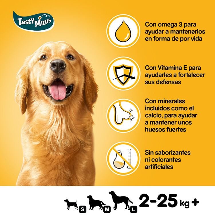 140 g Pedigree Tasty Mini Snacks Sabor Queso y Buey para Perros, , large Imagen numero 6