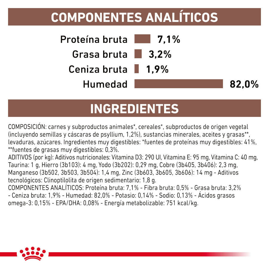 12 sobres x 85 g Royal Canin Gastrointestinal Fibre Response L&aacute;minas en Salsa Sobre para gatos, , large indicador imagen numero 7
