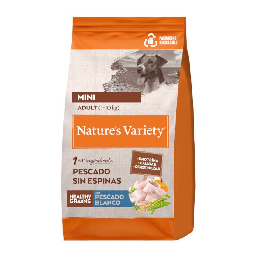 Nature's Variety Healthy Grains Adult Mini Pescado Blanco pienso para perros