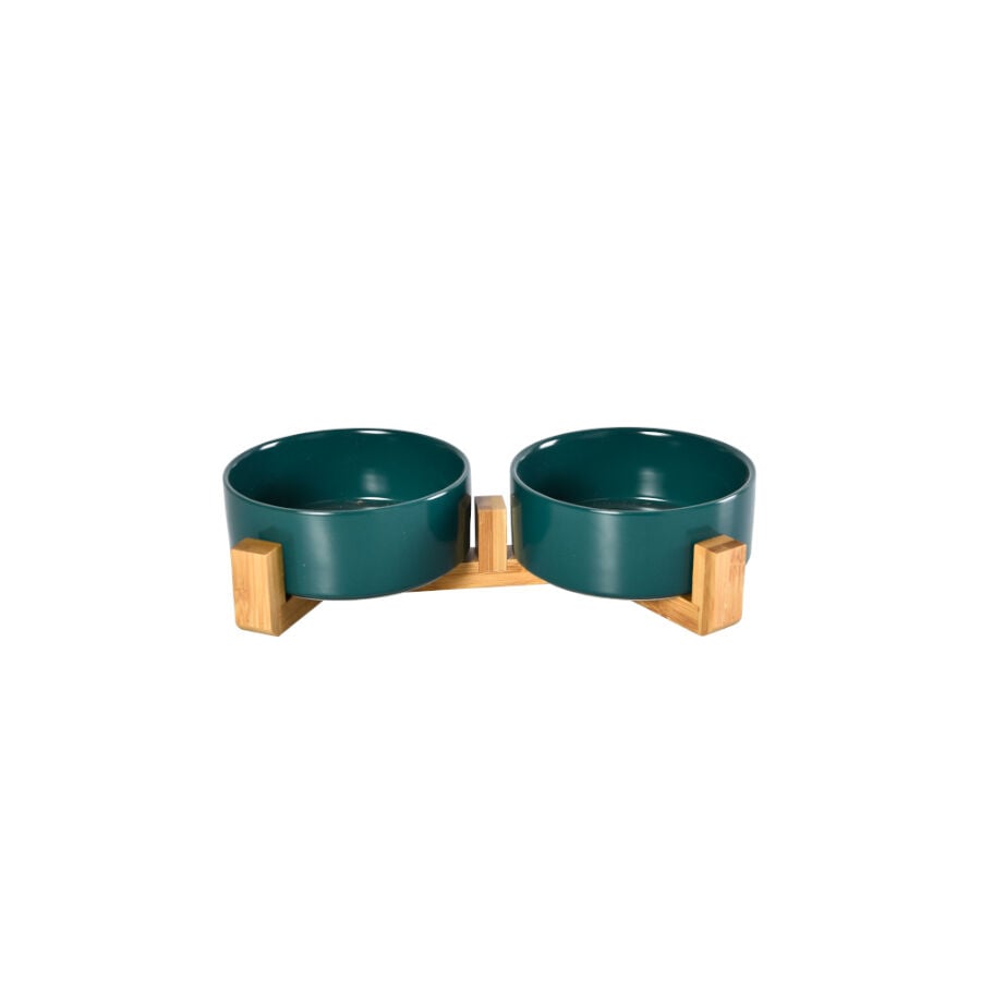 Outech Ceramic Combo Comedero doble para perros y gatos, , large Imagen numero 1