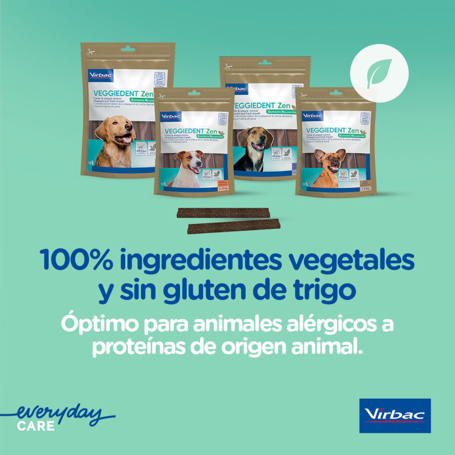 15 barritas Virbac L&aacute;minas Veggiedent Zen XS para perros, , large Imagen numero 11