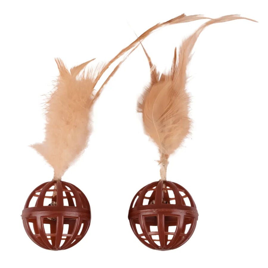 Flamingo Dian Pelota con Cascabel para gatos, , large indicador imagen numero 2