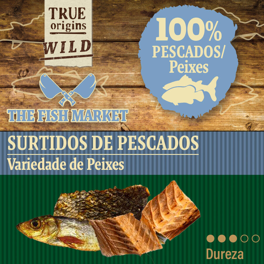 70 g. True Origins Surtido Pescados Snack para perros, , large indicador imagen numero 4