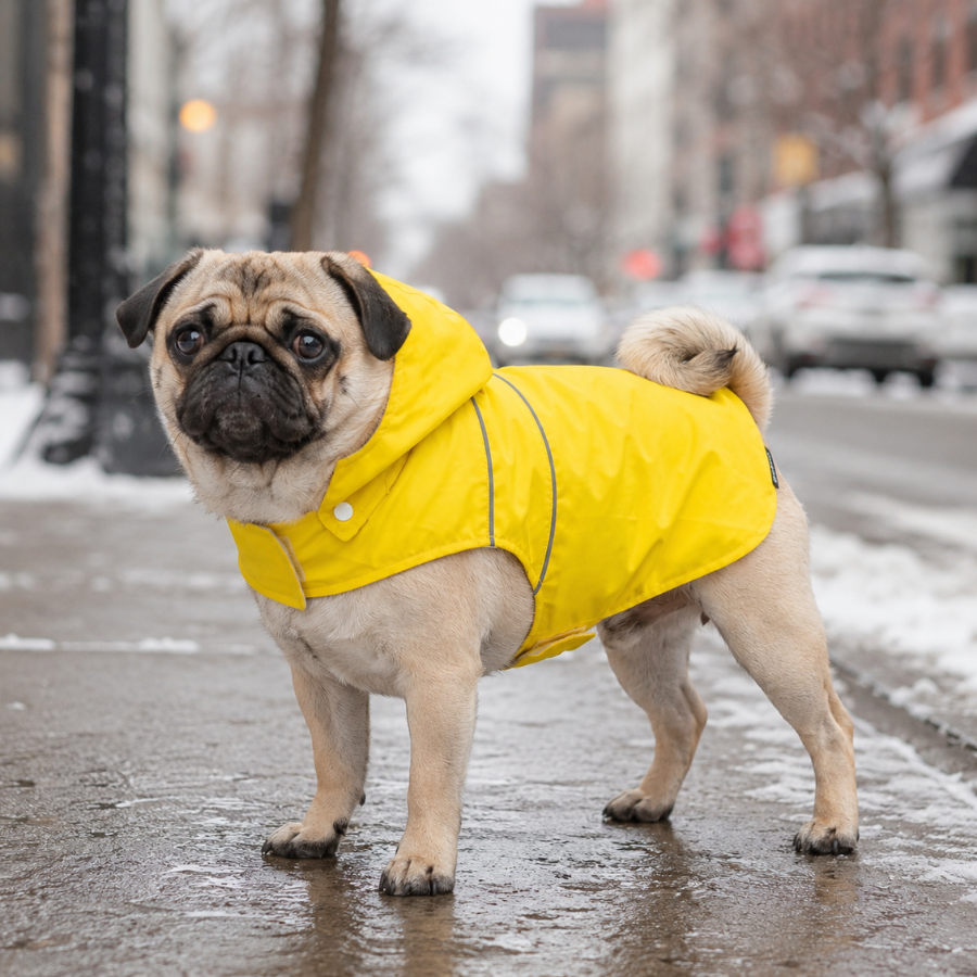 Gotoo Impermeable Reflectante Amarillo para perros, , large indicador imagen numero 1