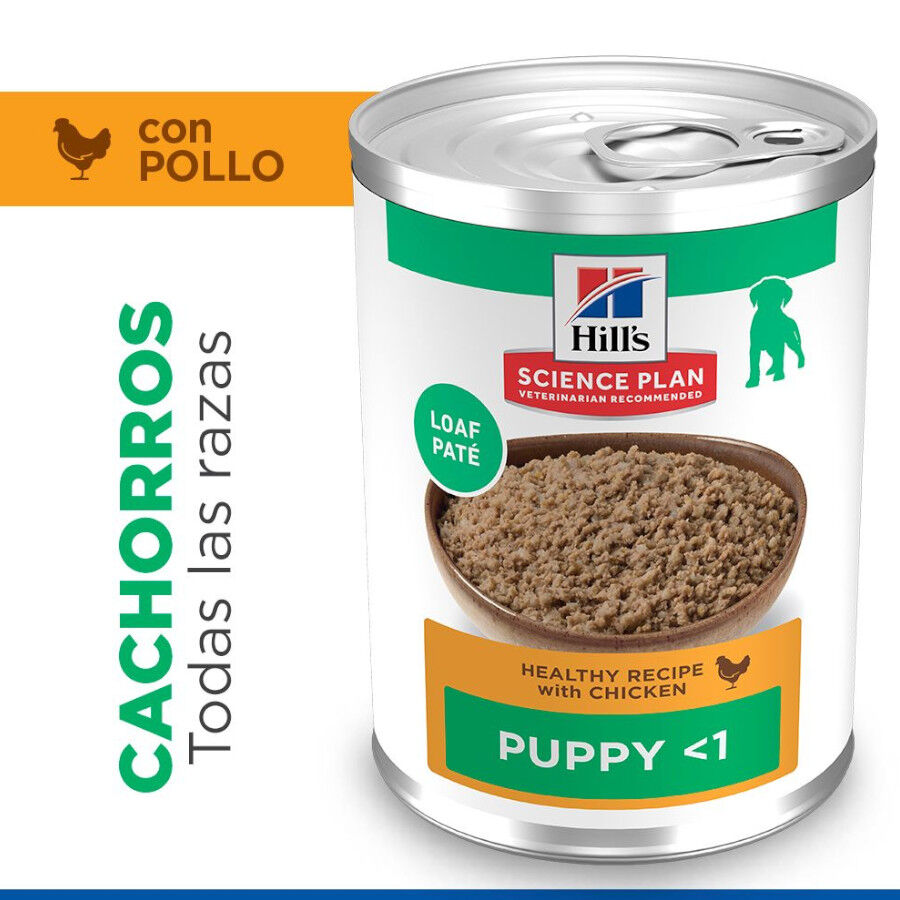 370 g Hill's Science Plan Puppy pollo lata para perros, , large indicador imagen numero 2
