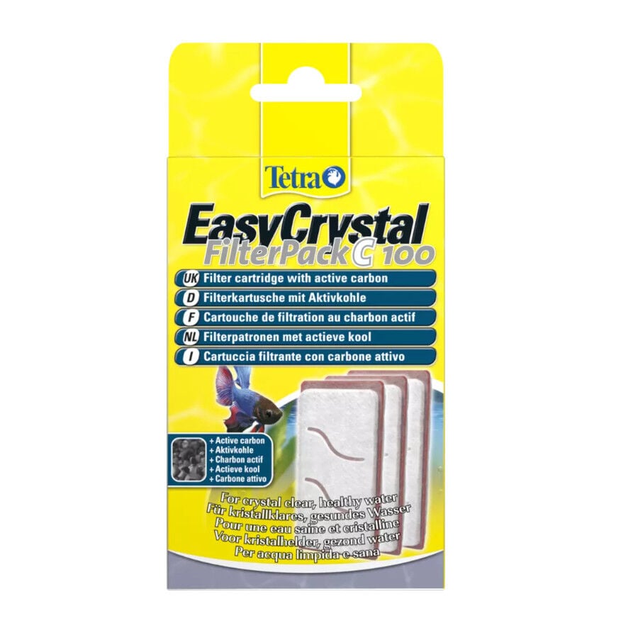 Tetratec EasyCrystal C 100 Carb&oacute;n Activo para filtro de acuarios