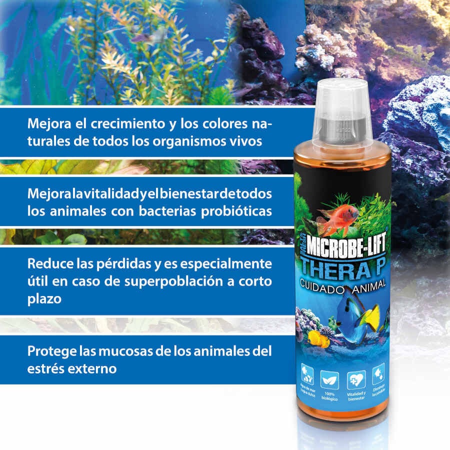 Microbe-Lift Thera P Animal Care Tratamiento de Bacterias para peces, , large Imagen numero 2