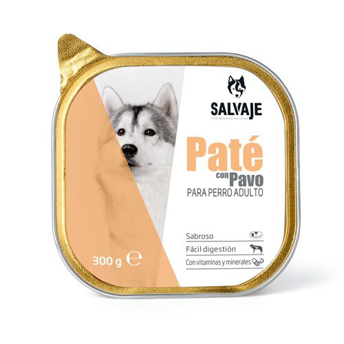 Salvaje Pavo pat&eacute; para perros Imagen numero 1