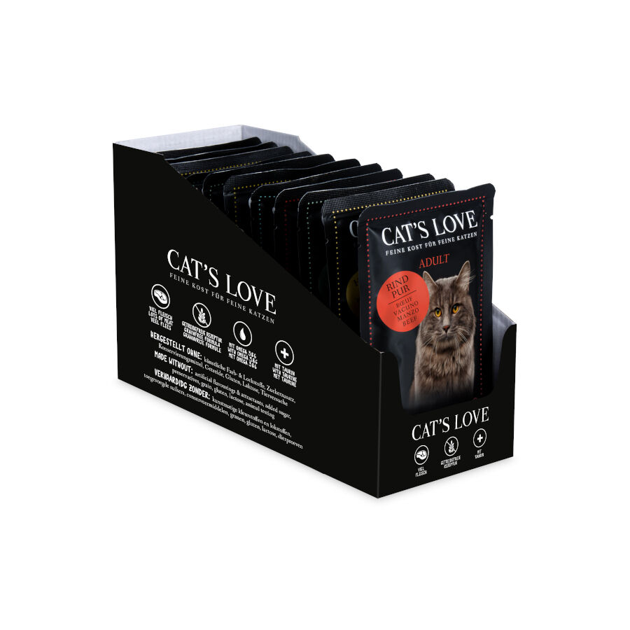 12 uds. de 85 g Cat's Love Adult Sobre en Gelatina para gatos, , large Imagen numero 1