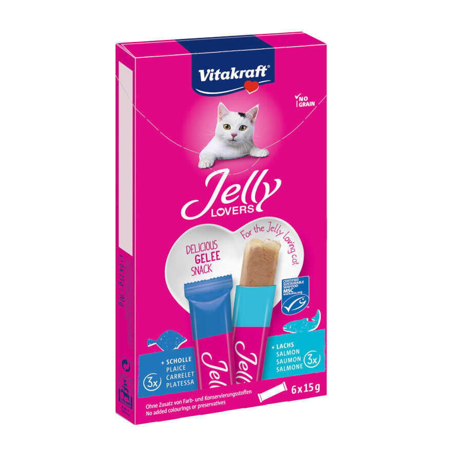 6 barritas Vitakraft Barritas Jelly Lovers Salm&oacute;n para gatos, , large Imagen numero 1