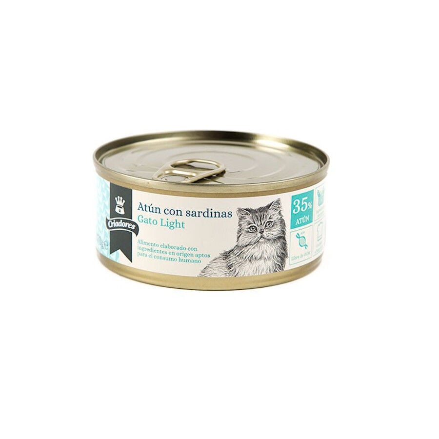 170 g Criadores Light At&uacute;n y Sardinas lata para gatos, , large Imagen numero 1