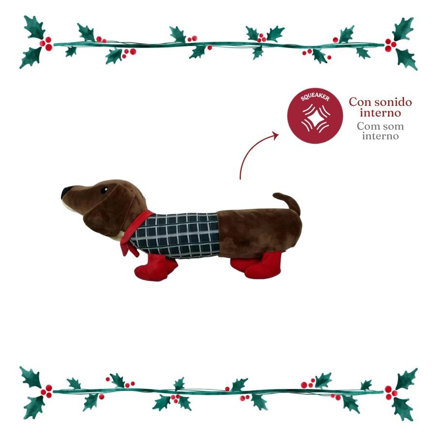 Wonder Christmas Perro Salchicha XL Peluche para perros, , large indicador imagen numero 4