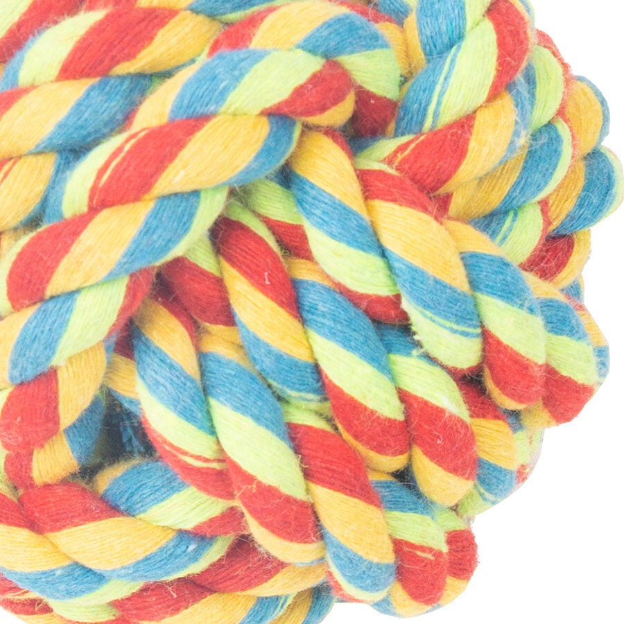 Tootoy! Pull Rope Ball Multicolor pelota de cuerda para perro, , large Imagen numero 3