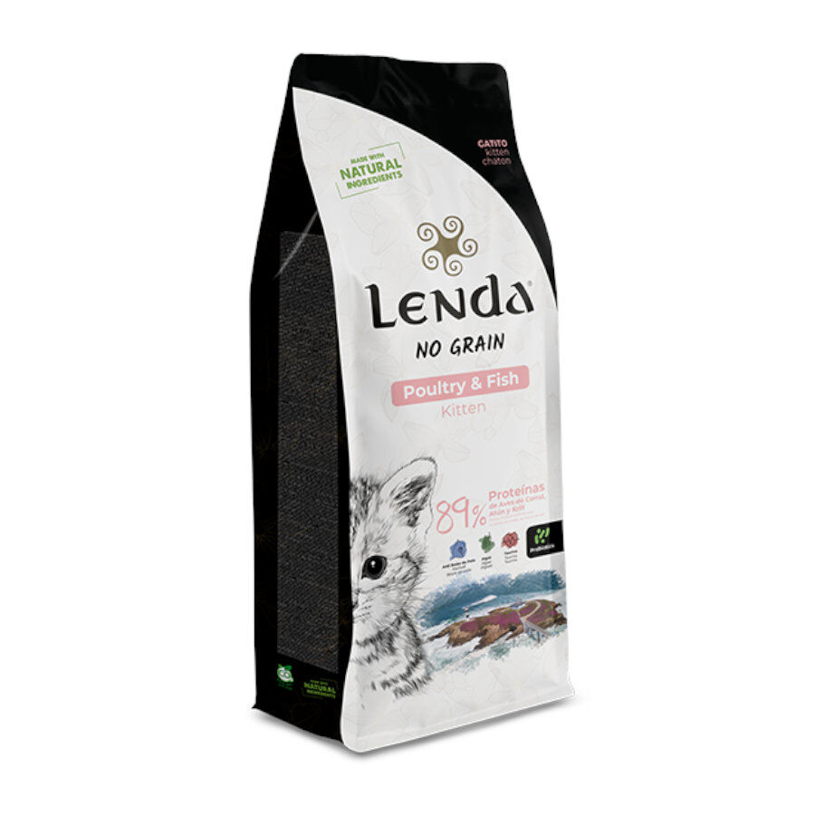 2 kg Lenda No Grain Poultry & Fish Kitten pienso para gatos&nbsp;, , large Imagen numero 1