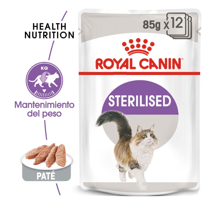 Royal Canin Sterilised Pat&eacute; sobre para gatos