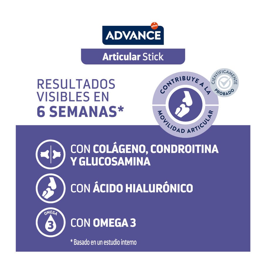 7 barritas Advance Articular Stick snack para perros, , large Imagen numero 5