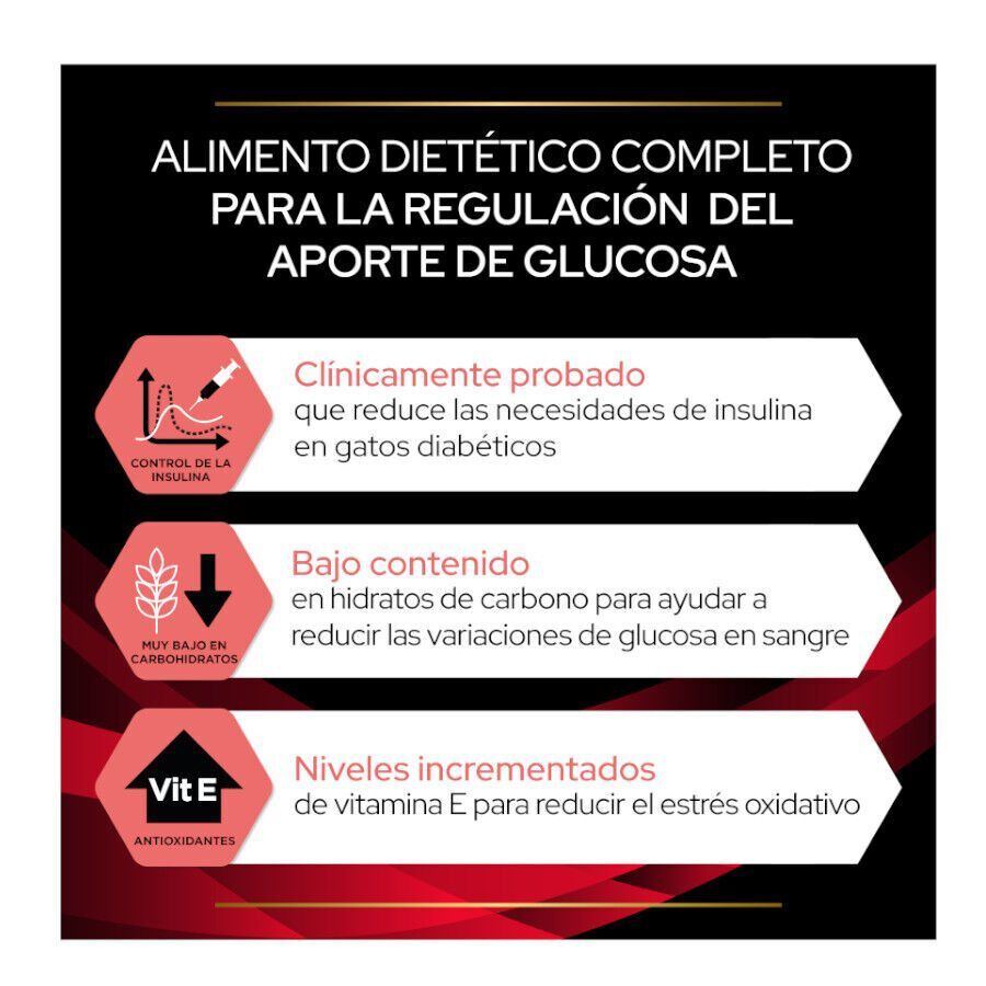195 g Pro Plan Veterinary Diets Diabetes lata para gatos, , large Imagen numero 2