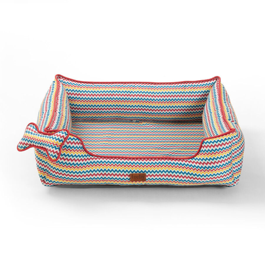 Leeby cama viscoel&aacute;stica colorida para perros, , large Imagen numero 1