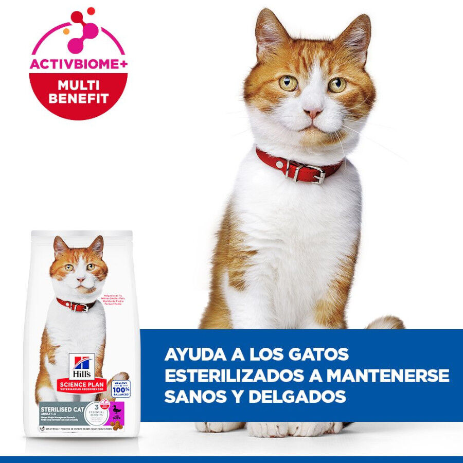 7 kg Hill's Science Plan Sterilised Young Adult Pato pienso para gatos, , large Imagen numero 4