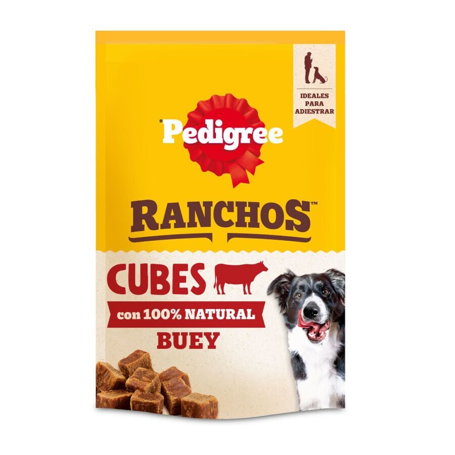 70 g Pedigree Bocaditos Ranchos Cubes de Buey para perros, , large Imagen numero 1