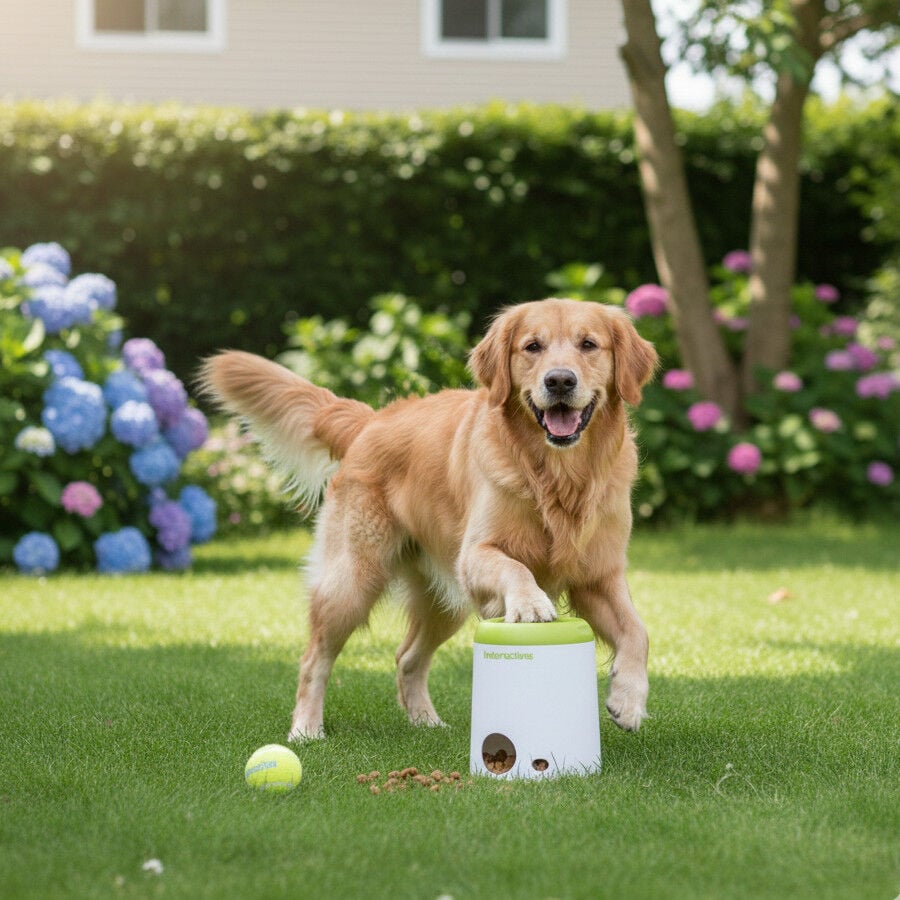 All For Paws Interactives Juguete Lanzador Golosionas para perros, , large indicador imagen numero 1
