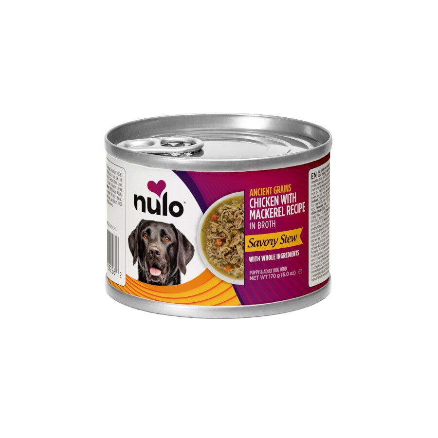 170 g Nulo Pollo con Caballa en Caldo Lata para perros, , large Imagen numero 1