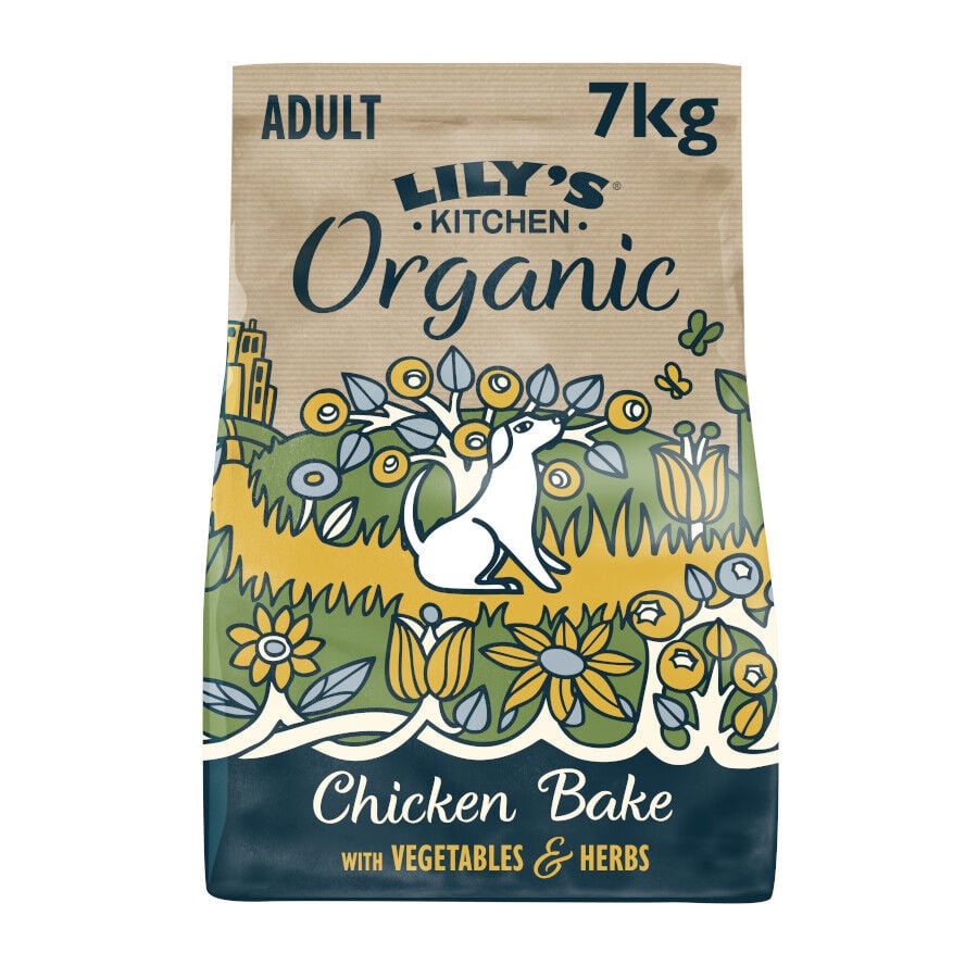 7 kg Lily's Kitchen Organic Pollo y Verdura pienso para perros, , large Imagen numero 1