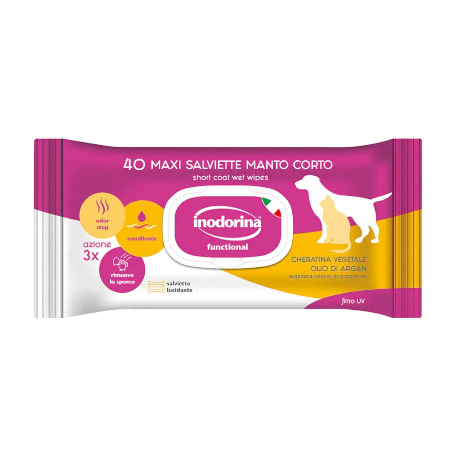 Inodorina Refresh Toallitas H&uacute;medas Jazm&iacute;n para mascotas, , large Imagen numero 1