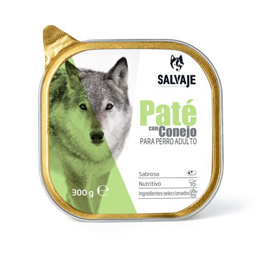 300 g Salvaje Adulto Conejo en Pat&eacute; tarrina para perros, , large Imagen numero 1
