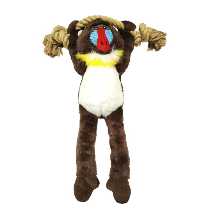Tootoy! Comfort Hanging Monkey Cuddler peluche con sonido para perro, , large indicador imagen numero 1