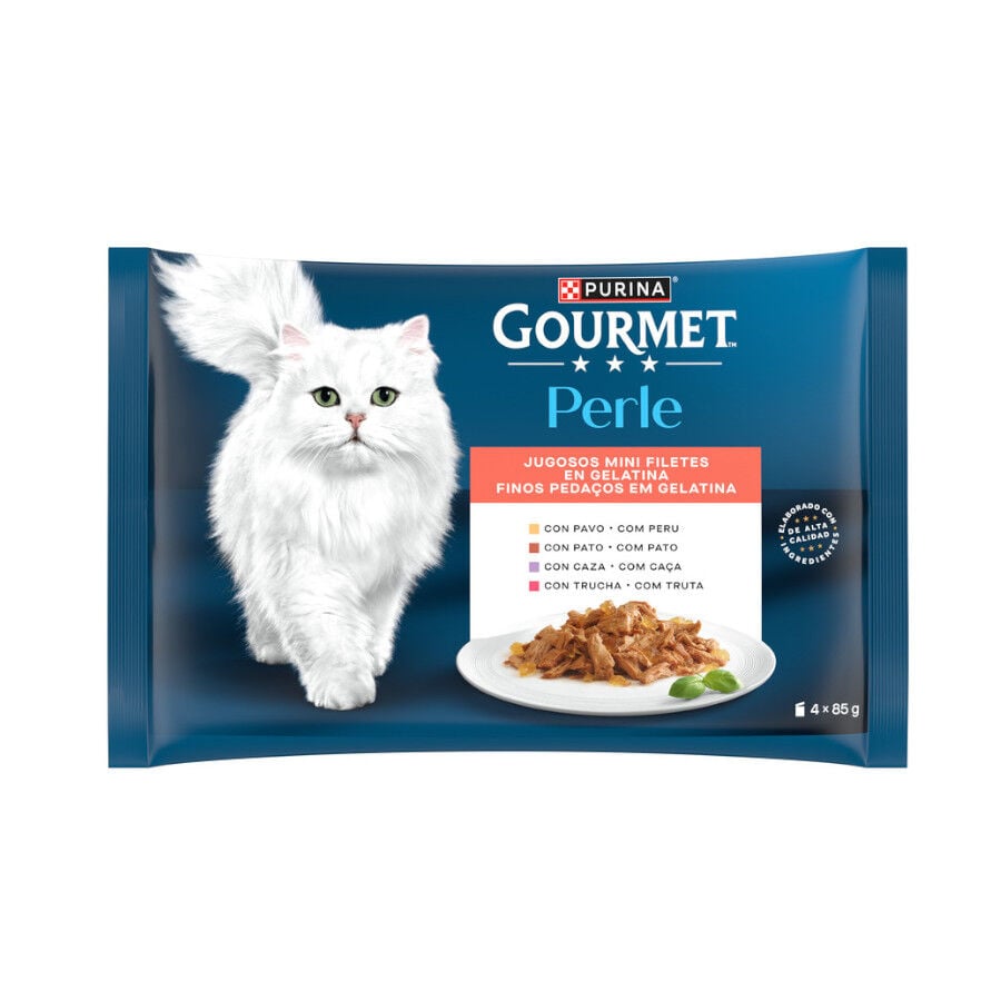 Gourmet Perle Filetes en gelatina sobre para gatos