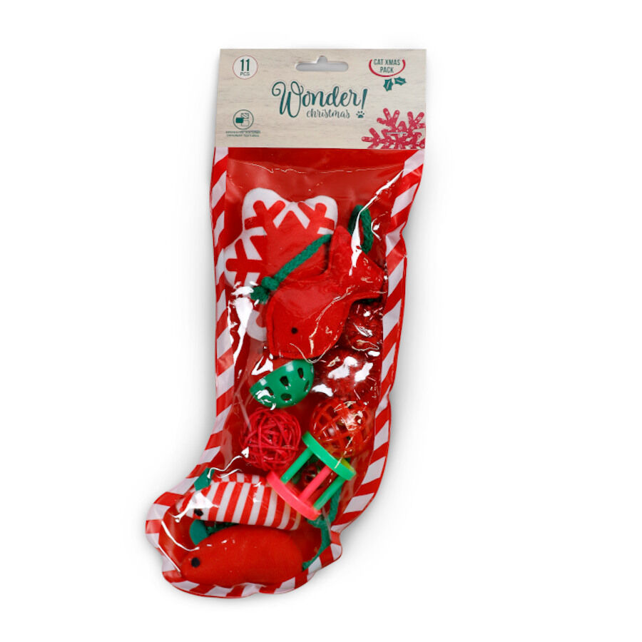 Wonder Christmas Set Navide&ntilde;o de juguetes para gatos, , large Imagen numero 1