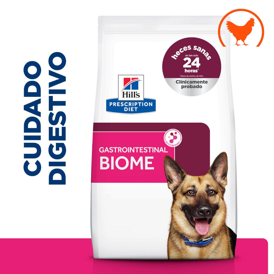 10 kg Hill's Prescription Diet Gastrointestinal Biome Pollo pienso para perros, , large Imagen numero 2