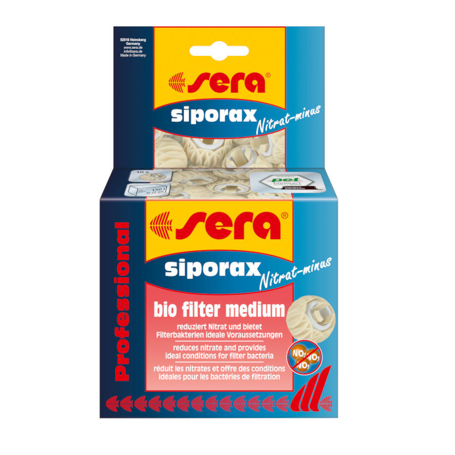 Sera Siporax Nitrat-Minus Professional Medio de Filtrado Biol&oacute;gico para acuarios