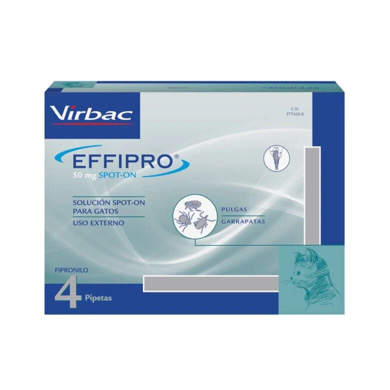 Effipro Pipetas Antiparasitarias para gatos, , large indicador imagen numero 1