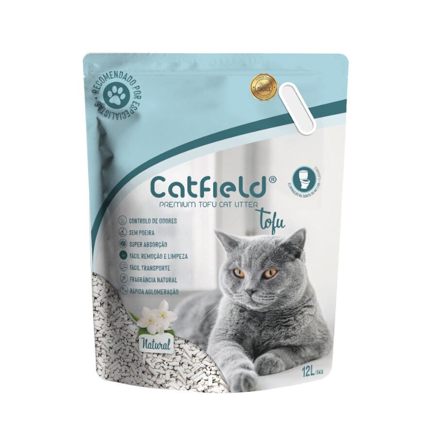 Catfield Tofu Arena Aglomerante Natural para gatos