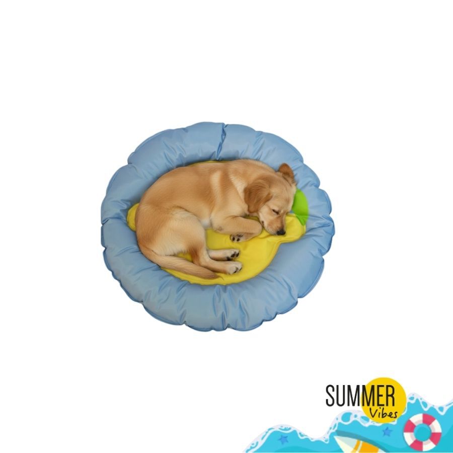 Summer Vibes Cama Refrescante Azul para perros, , large indicador imagen numero 7